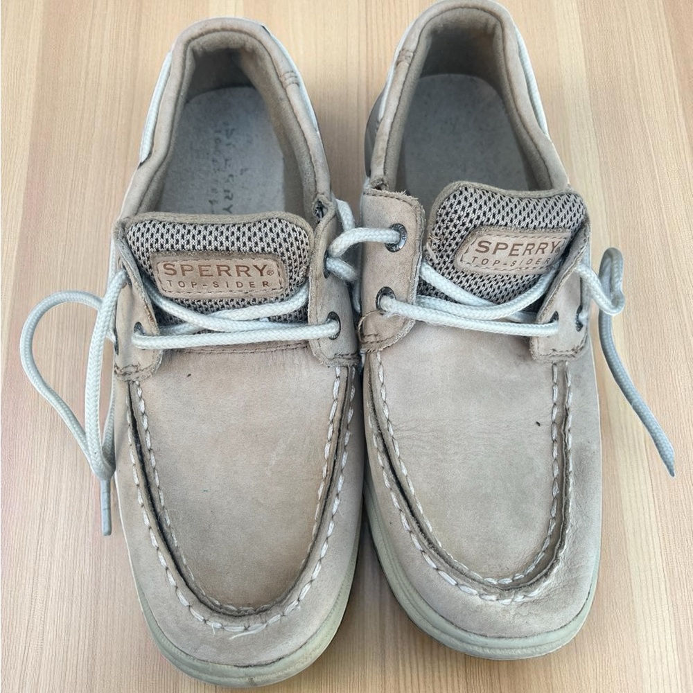 Sperry Tan Boat Shoes